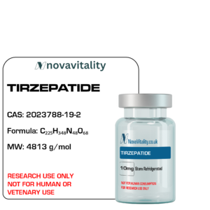 tirzepatide-research-peptide-10mg.jpg Tirzepatide research peptide vial 10mg lyophilised RUO