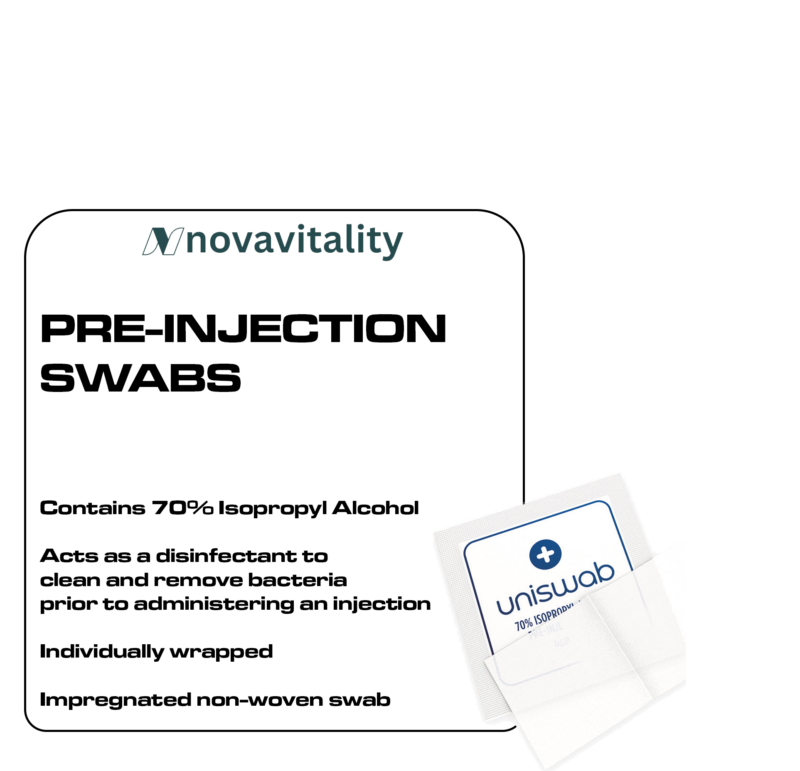 Card Alcohol Pre-Injection Swabs