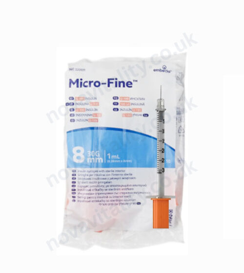 embecta Micro-Fine 30G 8mm 1mL